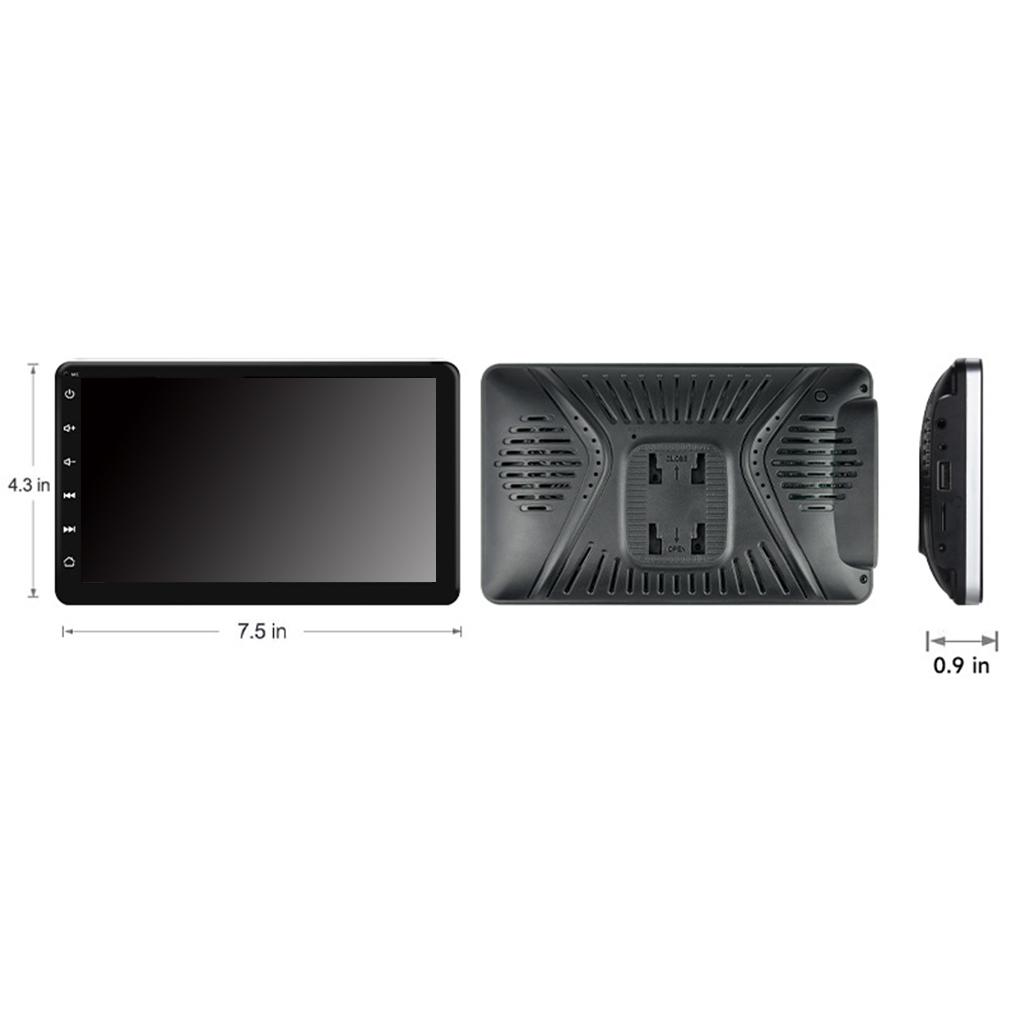Car Navigation Wireless Video Player Bluetooth-compatible FM Receiver Multimedia USB for Modification Parts Accessory