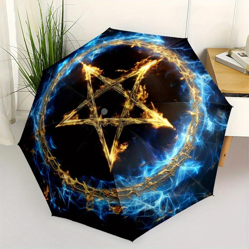 

Electric Pentagram Glow-in-the-Dark Sticker Umbrella, Christmas Gift Y352