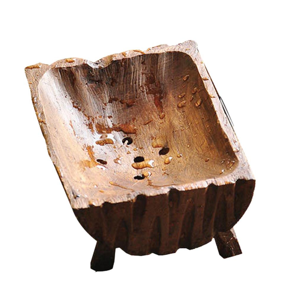 Holzseifenschale für die Dusche, Selbstentleerende Seifenschale für das Badezimmer, Verlängert die Lebensdauer von Seifen und hält sie trocken