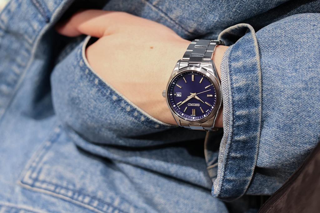 Seiko Selection The Standard SBTM321 Solar Silver Men's Radio-Controlled Watch,