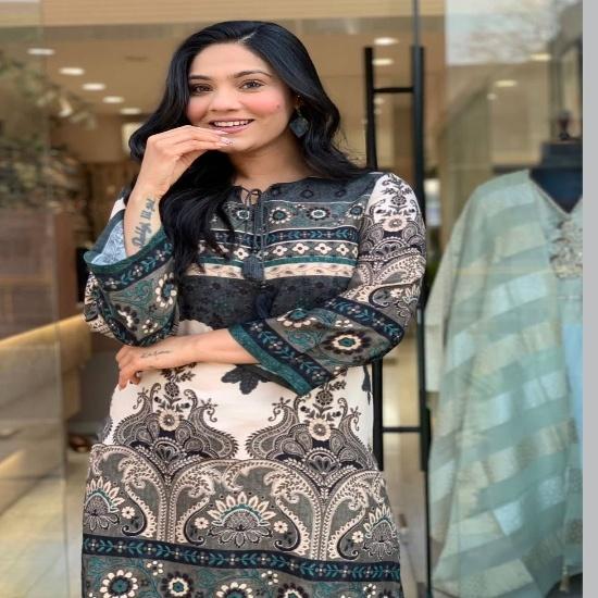 Women's Paisley Printed Kurta & Wide-Leg Trouser Set