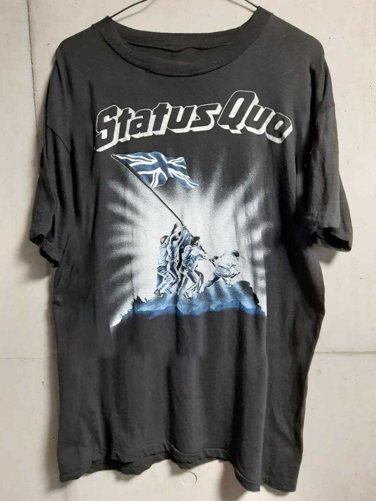 

Status Quo Band Album Rock Music Adult Unisex Tee Short Sleeve Shirt CS791 Unisex T-Shirt M