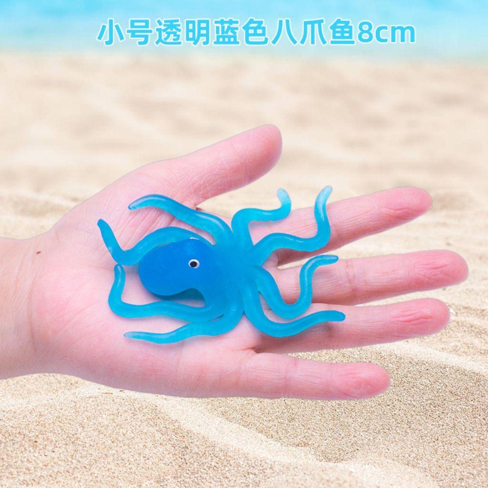 Decoration Animal Model Soft Elastic Toys Octopus Action Toy Simulation Octopus Toy Ocean Sea Life