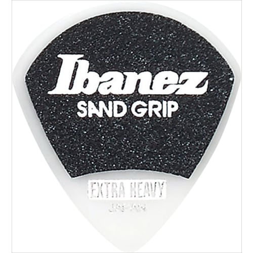 Ibanez Grip Wizard Series Sand Grip Picks (Extra Heavy) - 6-Pack, White (PPA18XSGWH)