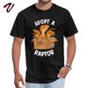 Adopt A Raptor Tshirt New Listing Men Tshirt Funny Cartoon Baby Trex Print T Shirt Love Father Day Gift Clothes Free Shipping