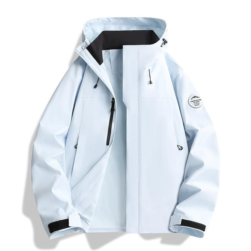 Men Women 3-in-1 Waterproof Windproof Hiking Jacket Outdoor Camping Mountaineering Coat