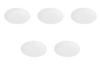 Set of 5 Sazanami 13cm White Plates X Setomonohonpo [13.3 2.2cm]