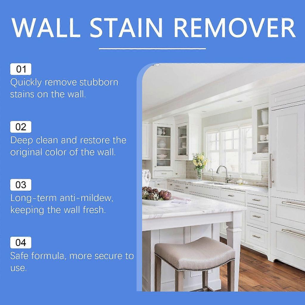 Jakehoe Stain Remover And Cleaner For Household Wall Water Stains, Dirt, Bathroom And Mold Spots