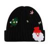 Soft Red Knitted Woolen Hat Plush Big Pullover Hat Fashion Christmas Plush Cap  Winter