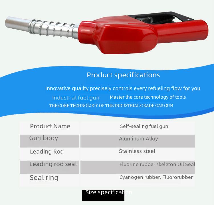 11A Automatic Self-Sealing Fuel Nozzle for Diesel, Gasoline, and Methanol Refueling
