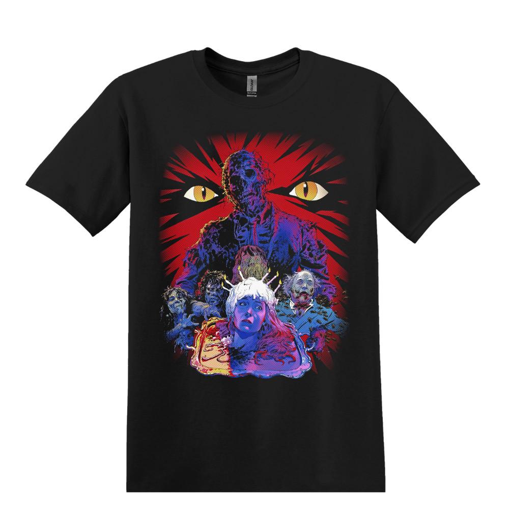 Creepshow Movie Horror TShirt Black S3XL Where039s My Cake I Want My Cake Unisex T-Shirt XXXXL