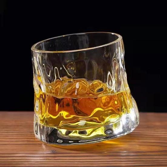 Ribbed Glass Drinking Cup Easy To Clean Dishwasher Safe Drinking Glasses Wine Dessert Containers Tableware