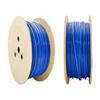 50m DRAHTSEIL in PVC 1.6/3mm BLAU verzinkt Stahlseil Seil Draht Stahl