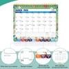 Mini Desk Calendar 2026-2027 with Stickers, 18 Months Standing Flip Small Desk Calendar 8" x 6" Runs from January Until July 2027 Mini Desktop
