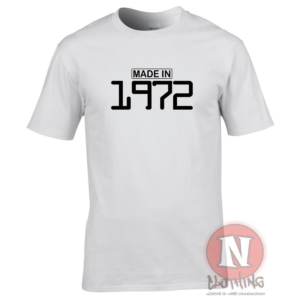 Made In 1972 TShirt Birthday Celebration Funny Party Present Gift Teeshirt