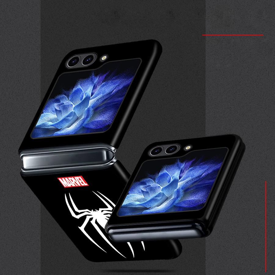 Hard Phone Cover Case for Samsung Galaxy ZFlip3 ZFlip5 Z Flip 7 6 5 4 3 ZFlip4 ZFlip6 ZFlip7 FE Marvel Venom Sipiderman