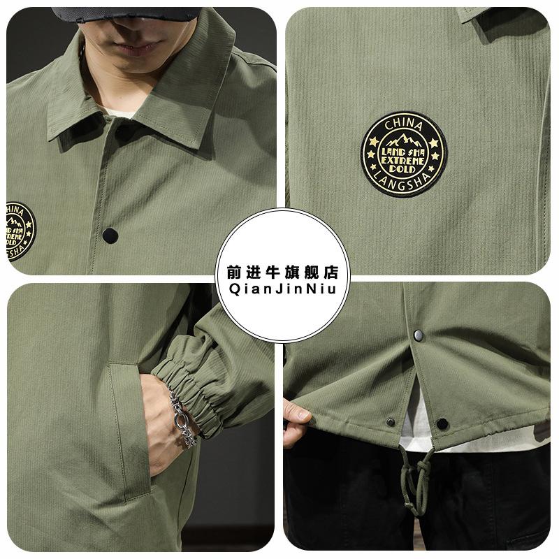 Модный бренд American Badge Tooling Jacket Men s Loose Large Size Ruffian Beautiful Pilot — фото 6