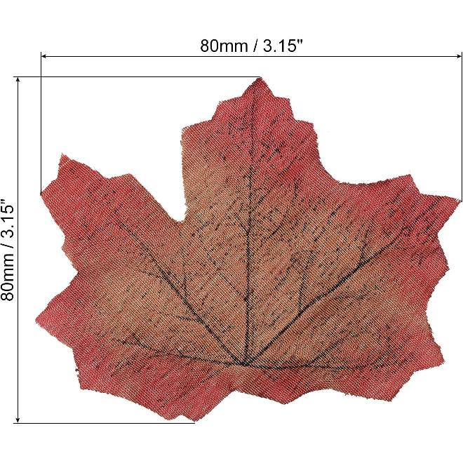 PATIKIL Artificial Leaves, 200 Pcs Mixed Fall Maple Autumn Fake Leaf for Wedding Party Thanksgiving Halloween Decoration, 4 Assorted Color
