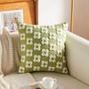 Vintage Style Floral Printed Peach Skin 2D Graphic Soft Square Throw Pillow Covers For Office Chair Decoration Gift Pillow Cover