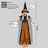New Purple Hanging Witch Ghost Pendant Sound Activated Glowing Screaming Prop Haunted House Escape Room Halloween Party Decoration