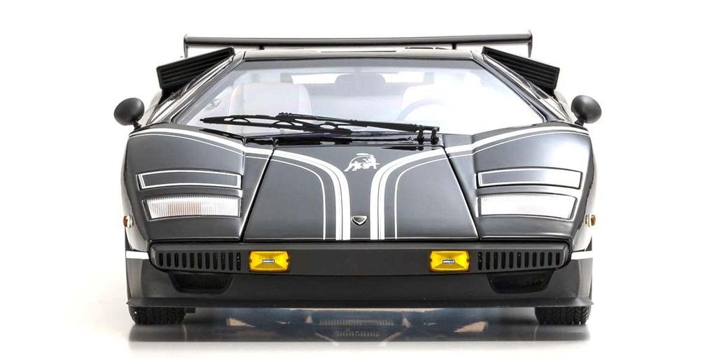 Kyosho Lamborghini Countach LP500R Original Negru Produs Finit KS08617BK 1/12