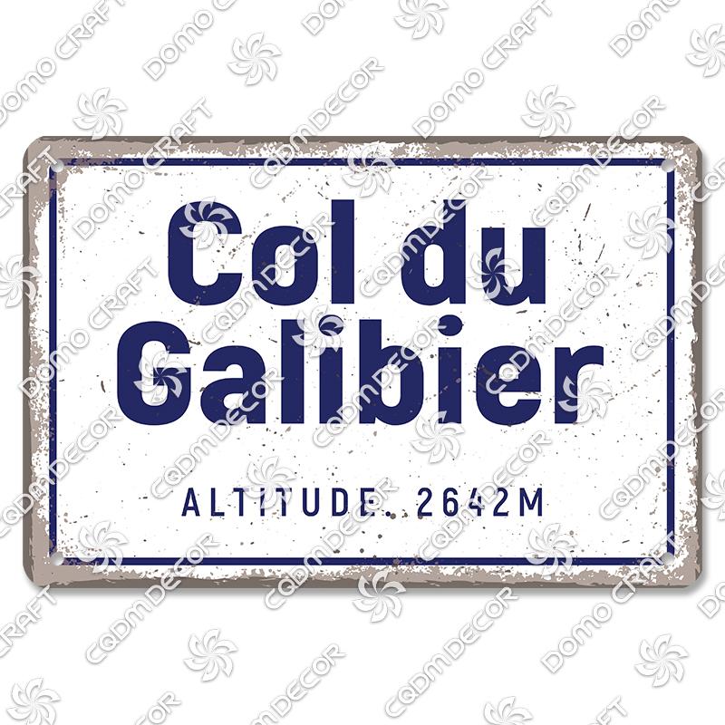 Berg Höhe Poster Metall Blechschilder Col De La Madeleine Hautacam Metallplatte Wanddeko Club Pub Wohnzimmer Zuhause
