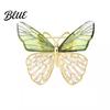Decorative Rhinestone Brooch Sparkly Bird Butterfly Leaves Lapel Pin Women