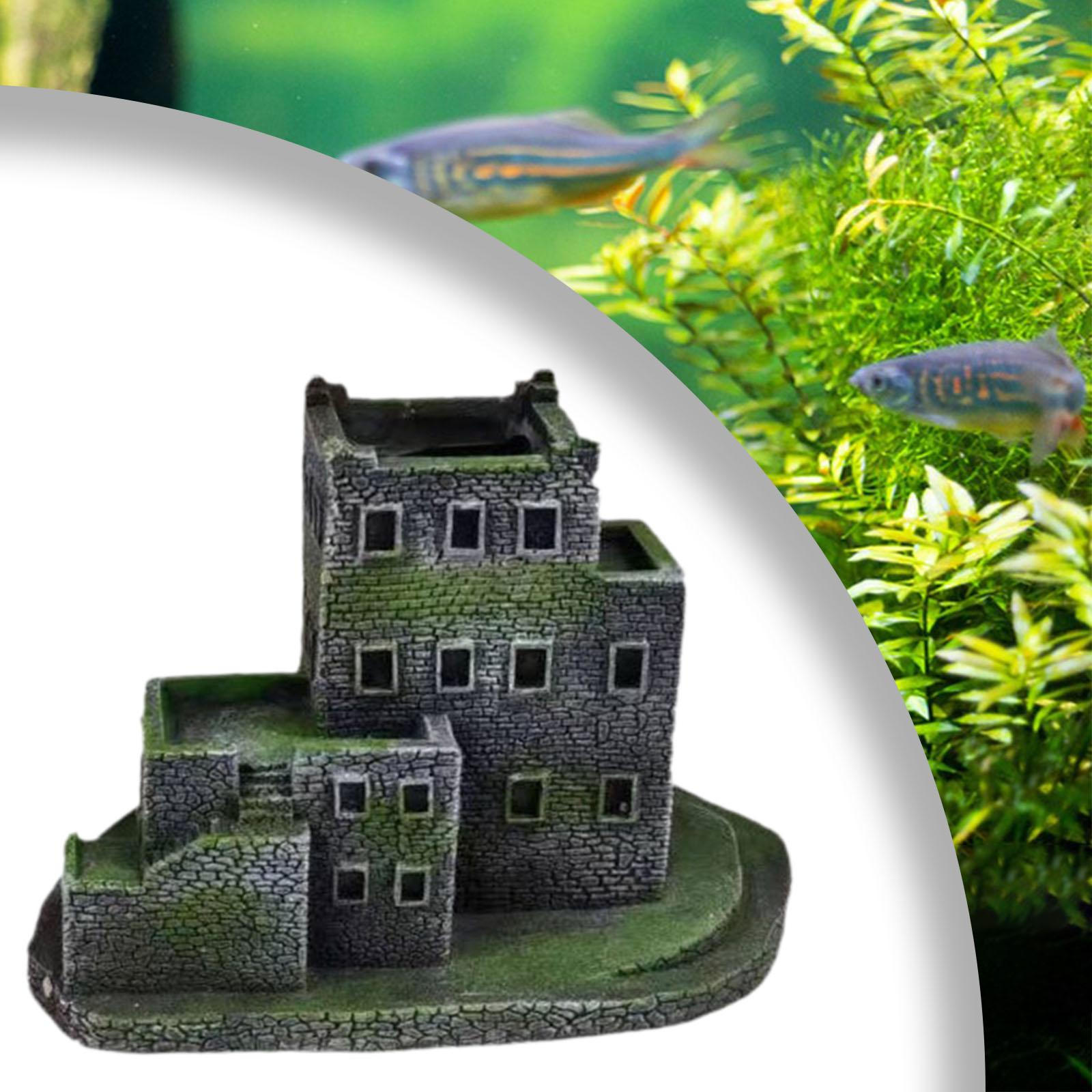 

Городская башня Орнамент Настольный Портативный Компактный Декор Пейзаж для центрального элемента 15cmx11cmx10cm