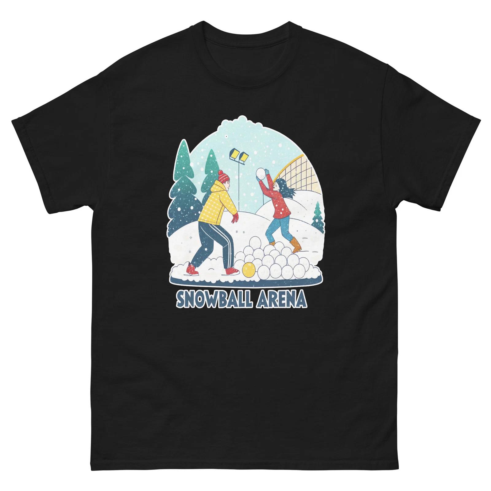 Snowball Area Mountain Ski Resort Town T-Shirt 4XL