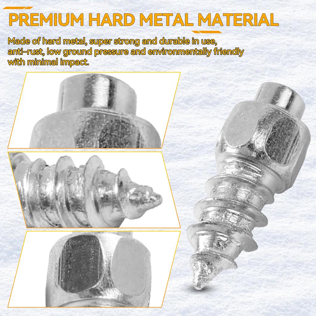 100PCS Rad Reifen Spikes Spikes Winter Lugs Schraube Schnee Eis Anti-Slip Stollen Für Auto Motorrad SUV ATV lkw Stiefel 4x9/12mm