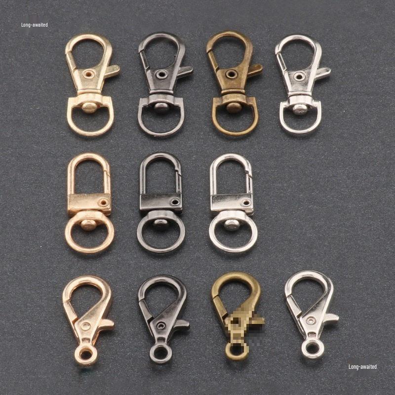 Lobster Clasp Swivel Snap Hook Keychain for Bags and Luggage