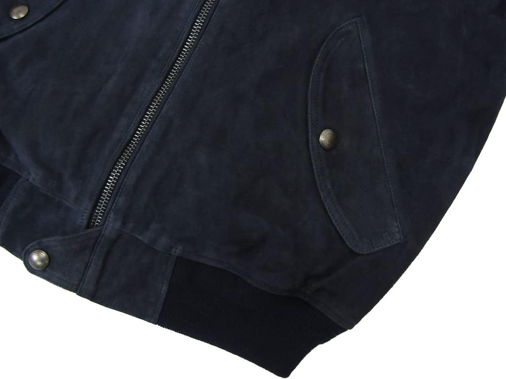 POLO RALPH LAUREN Suede Leather Size 0101928 Men's Jacket, Small, AVIATORNAVY, [Used]