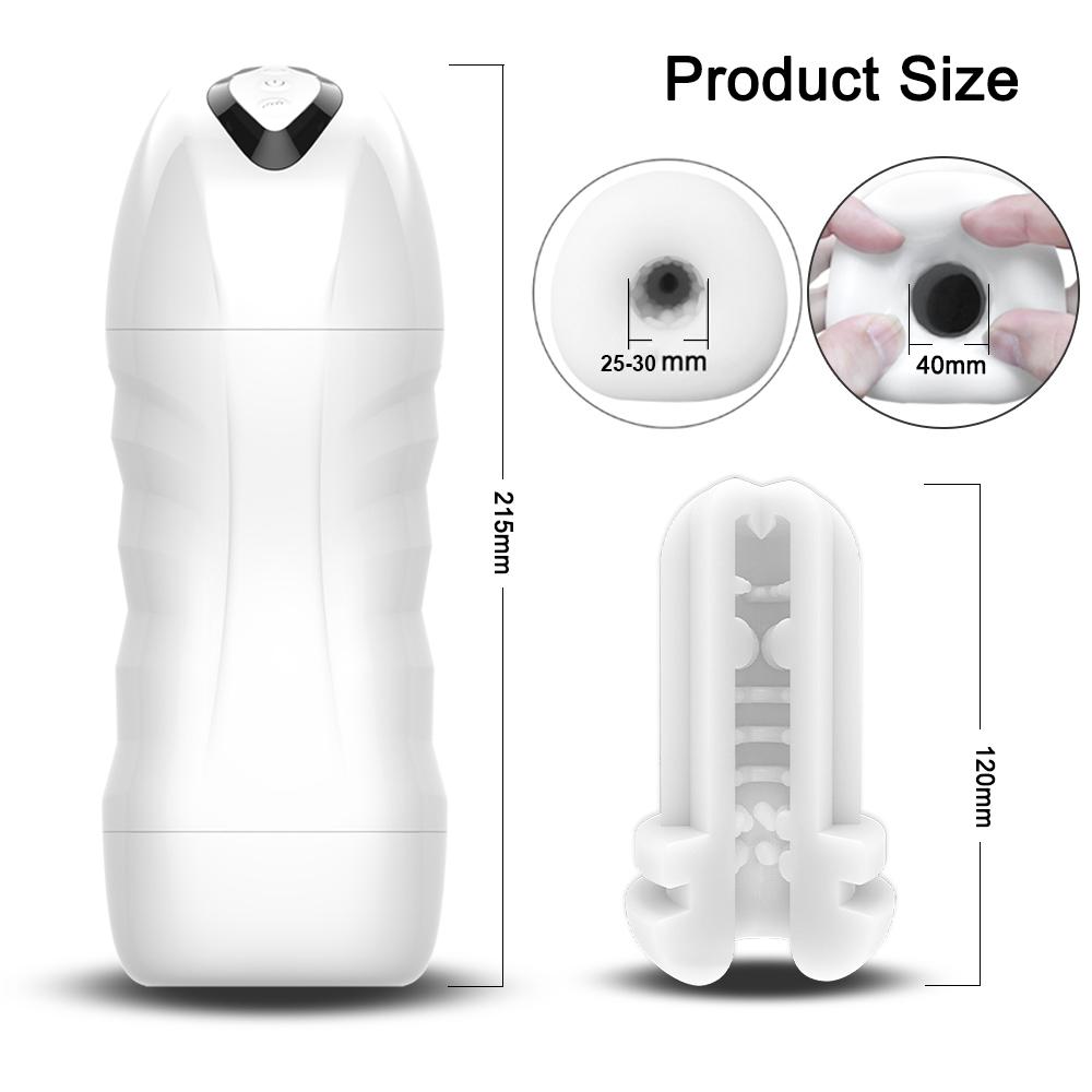 Männlicher Masturbator Cup Luftpumpe Heizung Masturbieren Cup Auto Saugen Smart Echte Pussy Saugen Vigina Masturbation Sexspielzeug für Männer