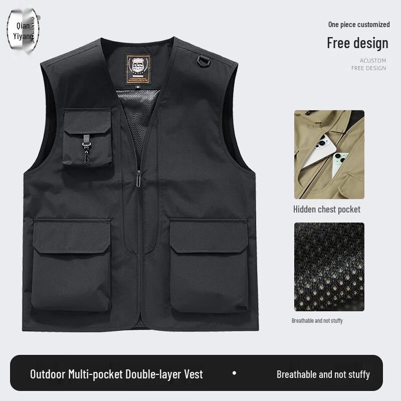 Unisex Breathable Work Uniform Vest 4XL