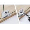 Zinc Alloy Cam Cylinder Lock 23/32mm Tongue Door Bolt Latch Cabinet Wardrobe Sliding Door Drawer Lock with Key Furniture Parts