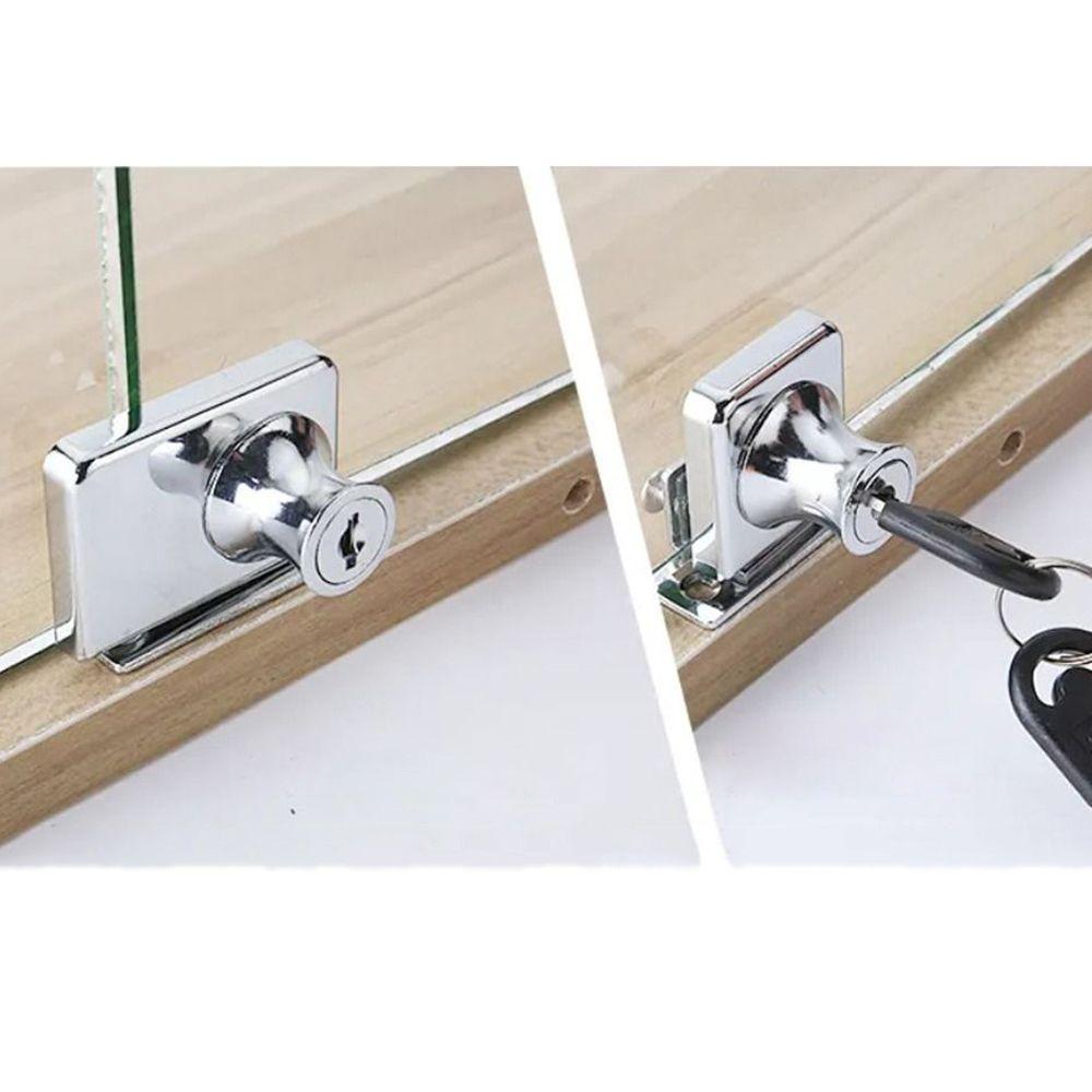 Zinc Alloy Cam Cylinder Lock 23/32mm Tongue Door Bolt Latch Cabinet Wardrobe Sliding Door Drawer Lock with Key Furniture Parts