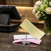 Metal Receipt Spike Holder Spike, Desktop Clip Nail Tool, Durable Office Desk Organizer for Restaurants Offices Paper Notes And Memos Stand