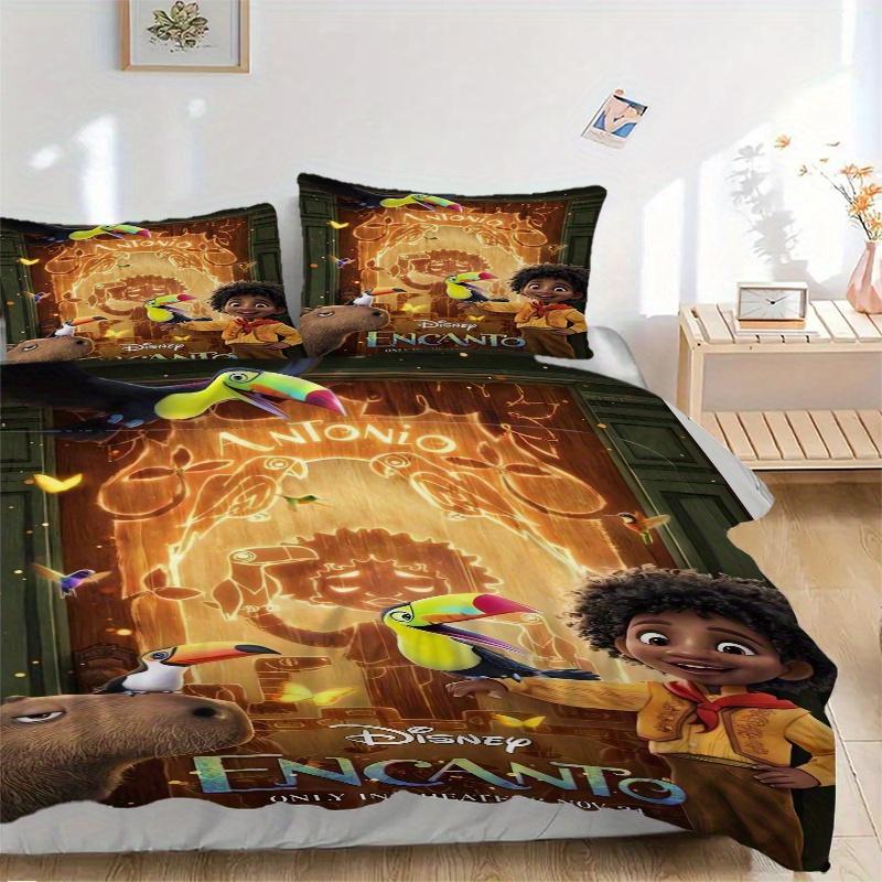 

3pcs Encanto Antonio Madrigal Printed Bedding Set, Soft and Comfortable Quilt Cover for Bedroom, Guest Room S034 135x200cm