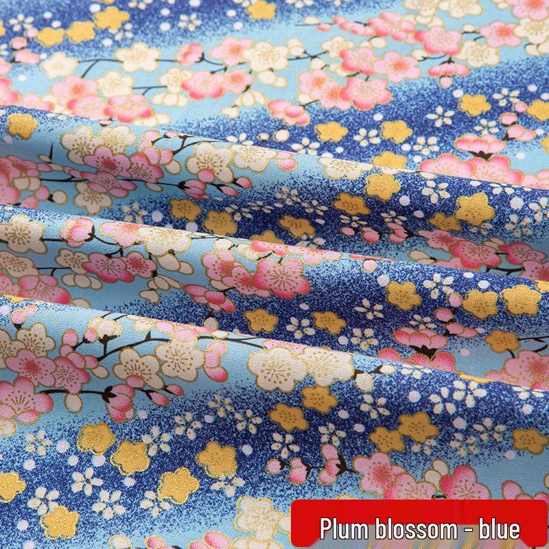 Baumwollstoff mit japanischem Glückskatzen-Druck für Cheongsam- und Hanfu-Kleidung