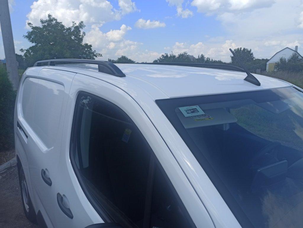 Рейлинги Skyport (черные) Короткая база для Peugeot Partner/Rifter 2019- гг