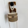 Pearl handbag 2025 new women's bag mini bag trendy fashion bright diamond messenger box bag chain bag