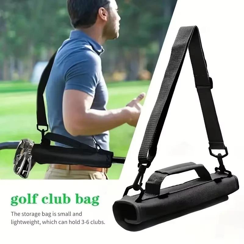 Lightweight Golf Stand Bag Mini Carrier With Adjustable Shoulder Strap For Men Driving Range Training Practice Case