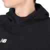 New Balance BP Fleece Hoodie Short Sleeve Top (MT41708) Men's Baseball Short Sleeve Training Shirt, Black