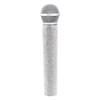 Stylish And Durability Fake Microphone Toy For Stage Performances Comes In Silver Gold And Red Sparkling Variants