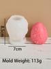 3D Easter Egg Silicone Candle Mold Embossment Egg Candle Making Supplies Plaster Ornaments Handmade Soap Mould Home Decor Gifts