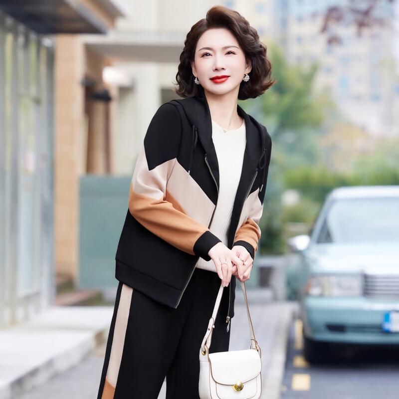 Yonghua 2025 Spring/Autumn Middle-Aged Women's Casual Sports Set