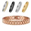 Hohe Marke Edelstahl Herren Modeuhr Armband Gliederkette Armband für Damen Paar Personalisierter Schmuck
