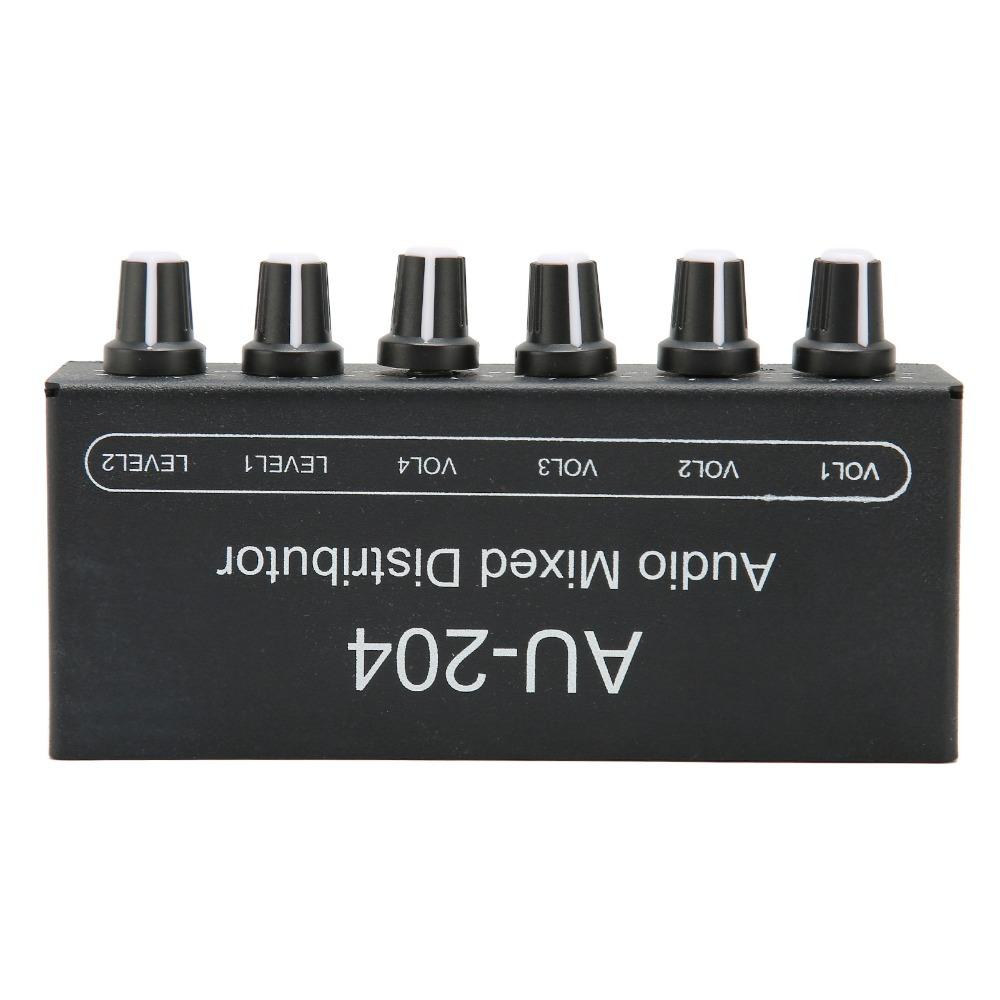 3.5mm Interface Headphone Amplifier Mixer DC 5-15V Signal Mixer Box for Studio Use