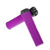 Bike Handlebar Grips Single Lock Non Slip Fits 22.2mm Handle for Mountain Commuter Folding Bikes Purple