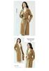 Jielan 2024 Autumn/Winter Women's Double-Sided 100% Wool Mid-Length Loose Coat